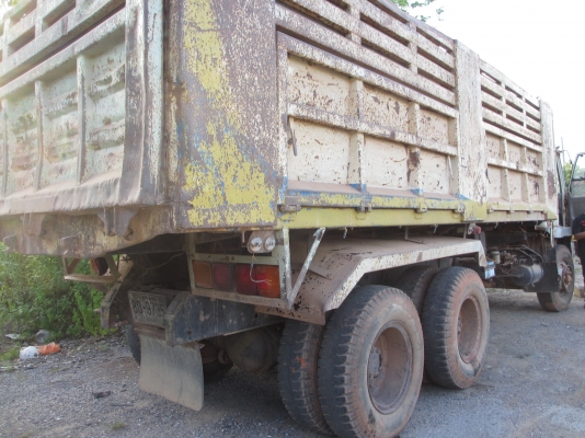 ขาย10ล้อ2เพลาดั้ม MITSU FN527 TD เลขคัซซีเครื่องตรงกัน รถห้างแท้เดิมๆ