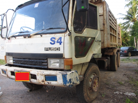 ขาย10ล้อ2เพลาดั้ม MITSU FN527 TD เลขคัซซีเครื่องตรงกัน รถห้างแท้เดิมๆ