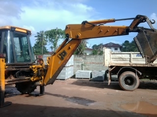 รถ jcb 4*4  site master 2เพลา พร้อมใช้
