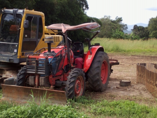 รถไถ คูโบต้า7400+ใบมีดและผัน3 พร้อมใช้ครับ