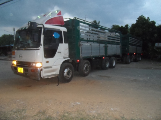 HINO โปรเฟีย2คานหน้าไม่ดั้มแม่ลูก ลูก3คาน แม่FW1KWC-10242 เครื่องK13C-TG14526 360แรงม้า กระบะมีเนียมยาว7เมตร20 ทั้งแม่-ลูก