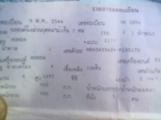 ขายCITYปี44 สวยเดิมราคาเบาๆ