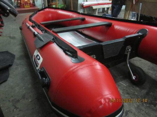 ขายเรือยางพื้นอลูมิเนียม  390