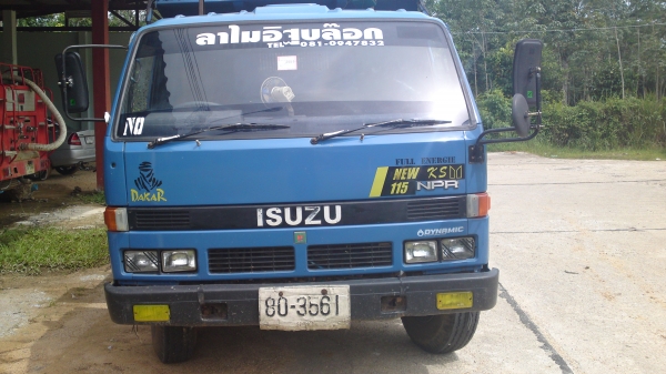 6ล้อดั้ม ( เสี่ยสั่งลุยแท้ ) ISUZU NPR59LU5FM ปี 38 ราคาเบาๆ