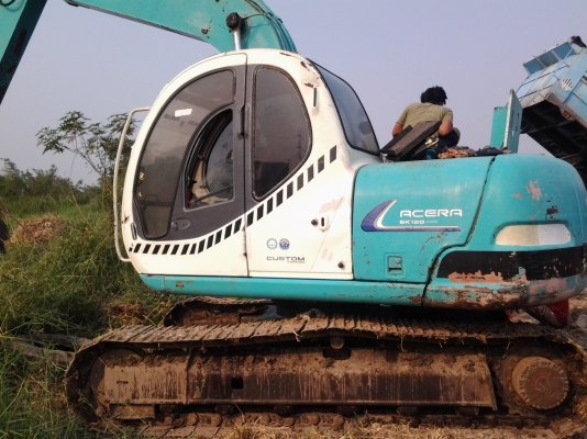 ขายรถแม็กโครKOBELCO ,PC,120-5เอกสานเล่มทะเบียนสภาพสวยพร้อมใช้ราคาถูก