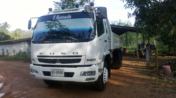 รถ6ล้อดั้มใหญ่ 240แรงม้า fusoยูโร3 ยาง1000 รถห้างแท้(ปี53)