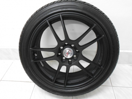 ขายล้อแม็กรถซิ่ง ขอบ 17 4/100,114.3 พร้อมยางปี 12