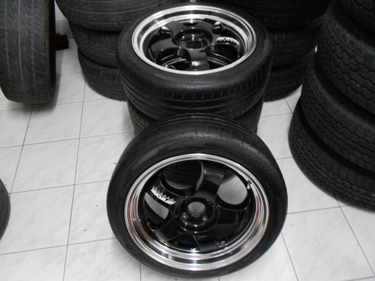 ขายล้อแม็ก W work ขอบ 17 4/100 พร้อมยาง toyo