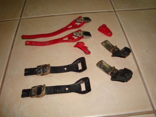 ชุดสายรัดรองเท้าวิบาก สภาพดี ของกาเน่sg10และฟ็อกส์ f3