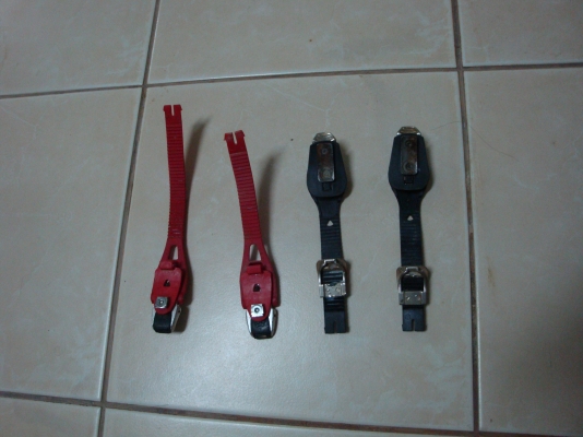 ชุดสายรัดรองเท้าวิบาก สภาพดี ของกาเน่sg10และฟ็อกส์ f3