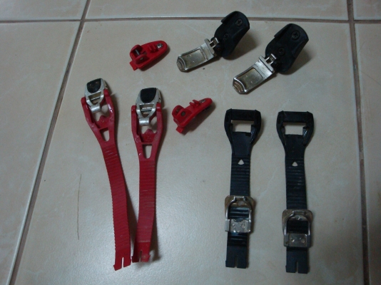 ชุดสายรัดรองเท้าวิบาก สภาพดี ของกาเน่sg10และฟ็อกส์ f3