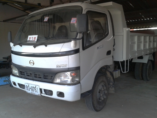 HINO DUTRO ปี47 ดัมพ์ต่อใหม่เอี่ยม รถห้าง ดัมพ์ใหญ่5คิว