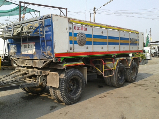 12ล้อมิตซูพ่วงแม่ลูกดั้มNGV