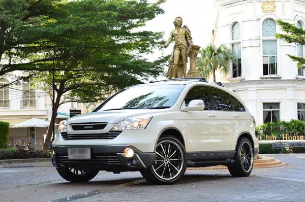 ขาย CRV MUGEN 2008 LPG + 20" RIMS  ขาวมุก