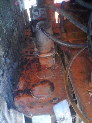 ขายรถเกี่ยวข้าวศักดิ์พัฒนารองกระสอบ