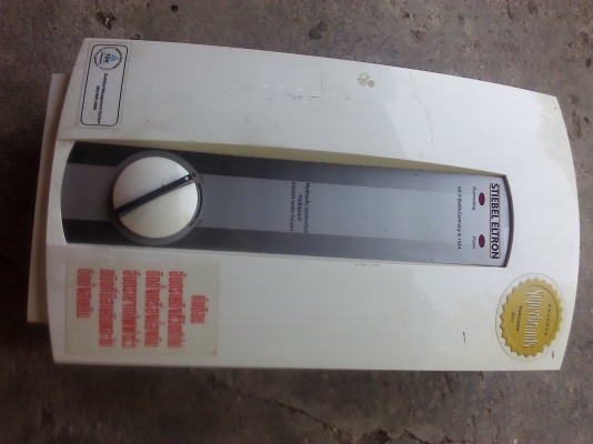 เครื่องทำน้ำอุ่นไฟฟ้า ยี่ห้อ STIEBEL ELTTON ขนาด 6000 วัตต์ สภาพพร้อมใช้เช็ดตรจวสอบให้แล้ว