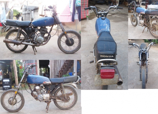 ฮอนด้า GL 110  ทะเบียน+ชุดโอน พร้อมขับ 12,000 บาท