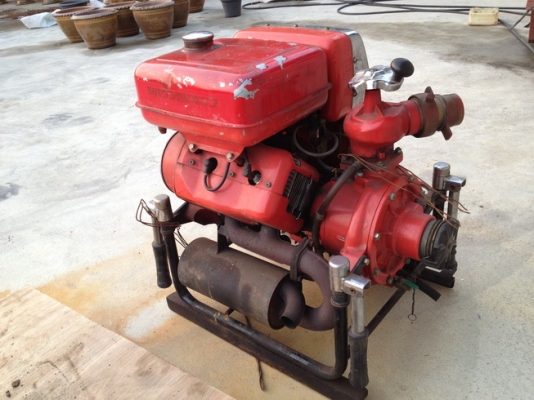 ปั้มดับเพลิง SHIBAURA TF-35 แรง มือสองจากญี่ปุ่น สภาพดี พร้อมใช้