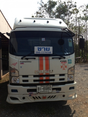 อีซูซุ ISUZU 210 แรง 6ล้อดั้มพืชไร่ ราคา 1,300,000 บ. ทะเบียนปี53 วิ่งได้ 70,000กม. สนใจ 086-1178106