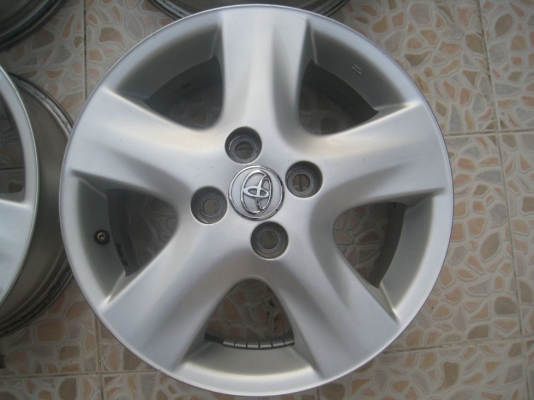 ขายล้อแม็ก Toyota vios 15"x5.5" 4รู100 et45 (081-3747940)