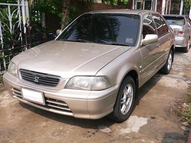 ขายรถเก๋ง HONDA CITY 1.3 EXi ปี 1997 เกียร์ออโต้ ไม่เคยติดแก๊ส สีบรอนซ์ทอง