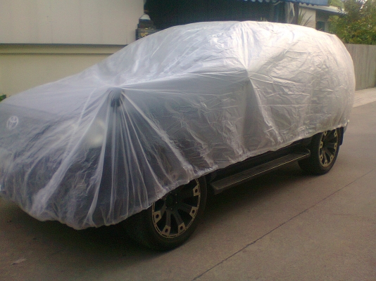 ขายพลาสติกใสคลุมรถ