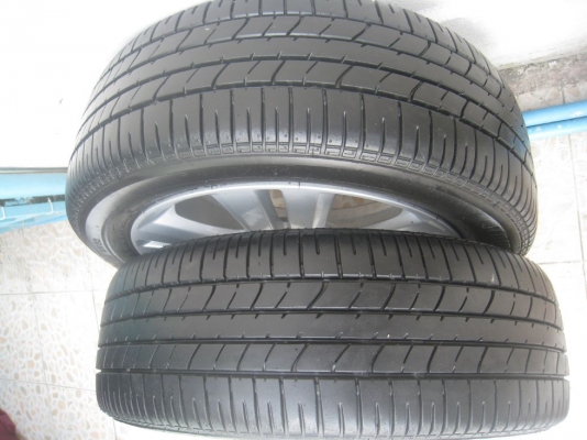 ขายล้อแม็กเดิม Honda Jazz 16"x6" 4รู 100+ยางปี 10 (2 เส้น)(081-3747940)