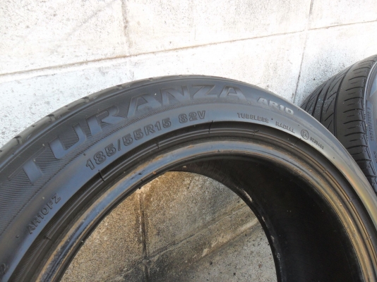 ยาง BRIDGESTONE 185/55R15 ปี08 ยาง BRIDGESTONE 185/55R15 ปี08