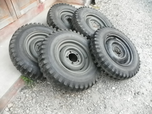 ขายชุดล้อกระทะเหล็ก พร้อมยางตรงรุ่น JEEP MITSU