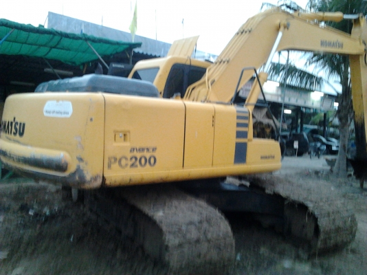 ขายรถแบคโฮ  ยี่ห้อ KOMATSU  รุ่น  PC200-6C  เอกสารเล่มทะเบียน