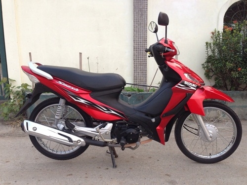 ขายsuzuki smash สีเเดง ปี2554