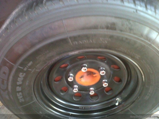 ขาย ล้อกระทะ บรรทุก พร้อมยาง