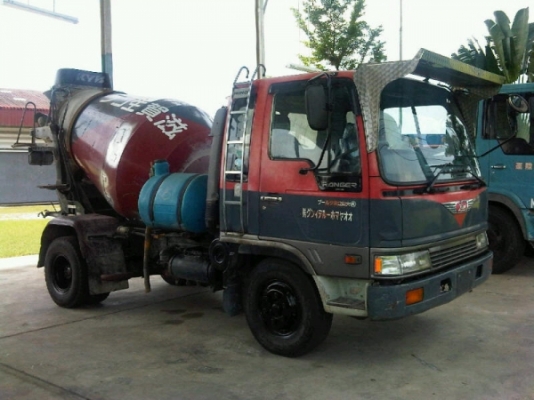 รถโม่ปูน 6 ล้อ HINO Hi-Tech 195HP โม่ 2.5 คิว สภาพเดิมญี่ปุ่น