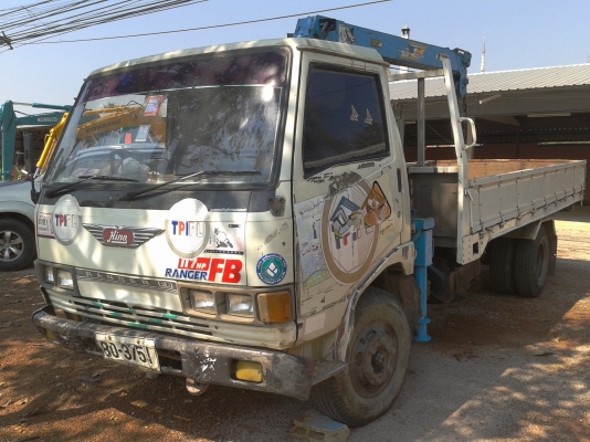 HIN0 FB เครื่อง117แรง ติดเครนทาดาโน่2.5ตัน