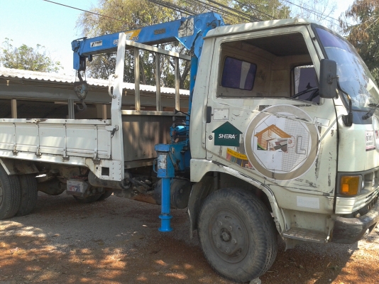 HIN0 FB เครื่อง117แรง ติดเครนทาดาโน่2.5ตัน