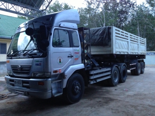 ขายรถสิบล้อ 320 ติดแก็สรวมน้ำมัน หางเซมิดั้ม 2 เพลา