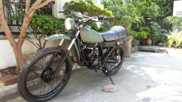 ขายYamaha DT100 สไตล์US ARMY สภาพตามรูป 0894495003