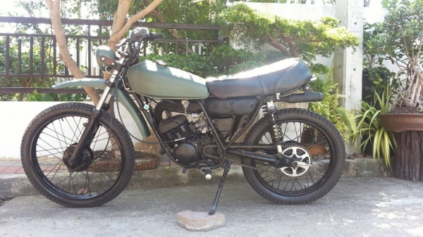 ขายYamaha DT100 สไตล์US ARMY สภาพตามรูป 0894495003