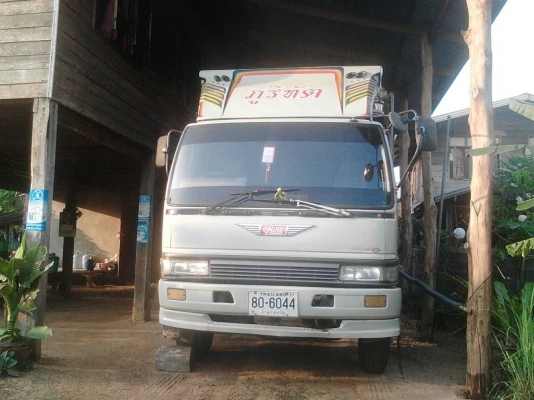 ขาย 10 ล้อ HINO FL3HNKA เครื่อง HO7D 195 แรง คอกไม้สวย
