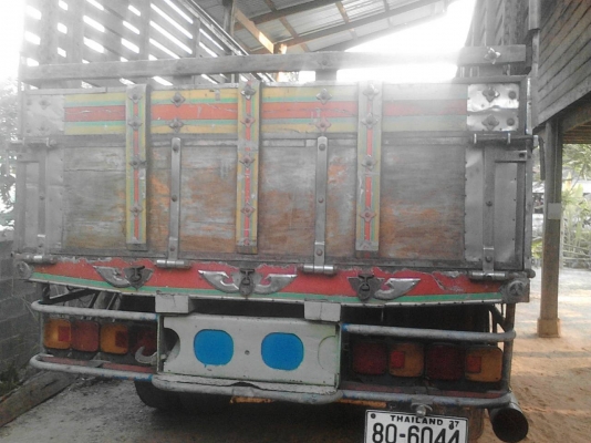 ขาย 10 ล้อ HINO FL3HNKA เครื่อง HO7D 195 แรง คอกไม้สวย