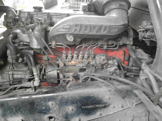 ขาย 10 ล้อ HINO FL3HNKA เครื่อง HO7D 195 แรง คอกไม้สวย