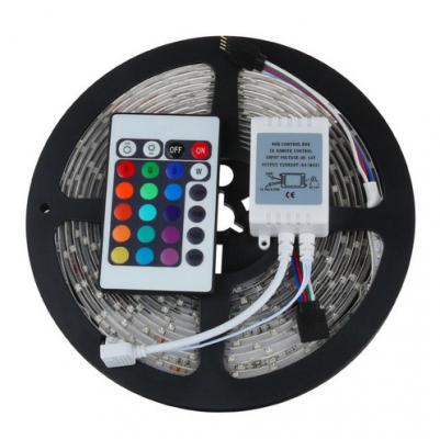 ไฟริบบิ้น RGB รีโมท 24คีย์