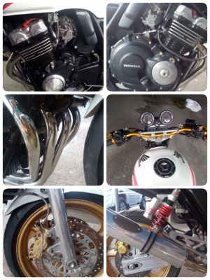 โอ บางนา ขายcb400 ปี 98 ทะเบียนโอนนอก ภาษีไม่ขาดต่อ ราคาเบาๆ 82000 บาท