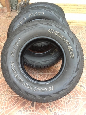 ขายยางสวย cooper at3 265/70/16 ปี 12 ดอกเต็ม 95\% ลองดูครับ