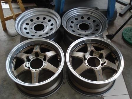 ขายแม็กกะบะ  4 วงขอบ 15 6 รู 139 สวยๆ