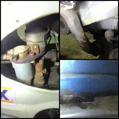 HondaC50 K2 รถใช้งานเก่าเก็บสามเกียร์เดิม