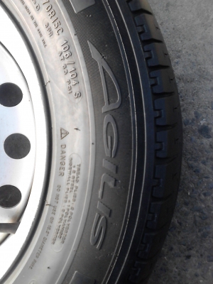 205/70R15 กะทะ 6 รู พร้อมยาง โทร.081-427-3941