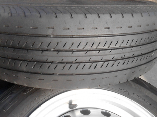 205/70R15 กะทะ 6 รู พร้อมยาง โทร.081-427-3941