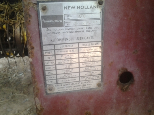 ขายตามสภาพเครื่องอัดฟางนิ้วฮอลแลน