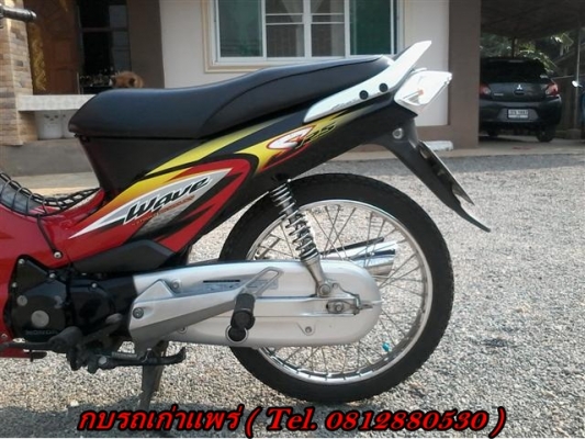 ขายเวฟ 125 ทะเบียนเต็มพร้อมชุดโอนรถมือเดียวออกร้านเจ้าของใช้รักษาดีมากเครื่องดีระบบไฟออกแตรดังรถพร้อมใช้ ขาย 14500